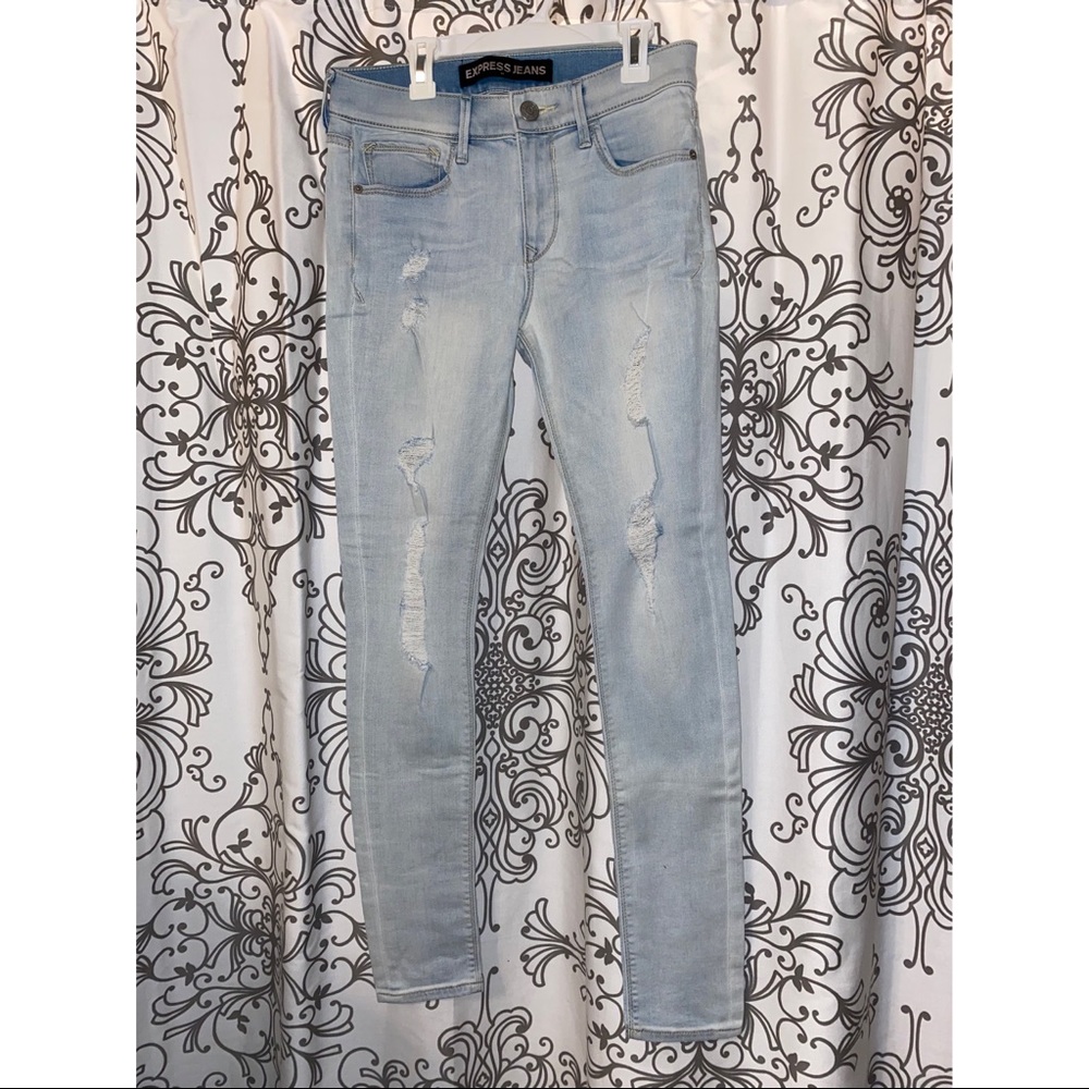 Express light wash Supersoft Mid rise legging